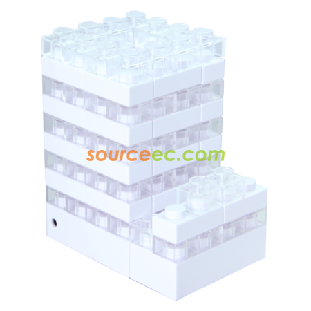 客製化Gattola 3合1積木發光筆座/手機座(組合色)禮品