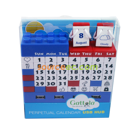 客製化Gattola HUB積木檯曆禮品