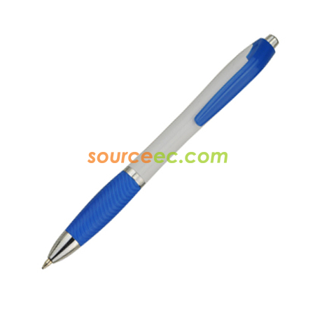 客製化白色直桿廣告筆禮品