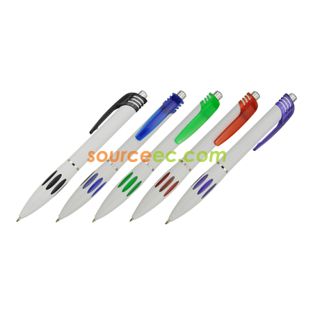客製化白色筆桿禮品筆禮品