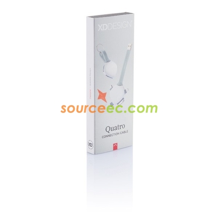 客製化Quatro 4合1手機連接線禮品