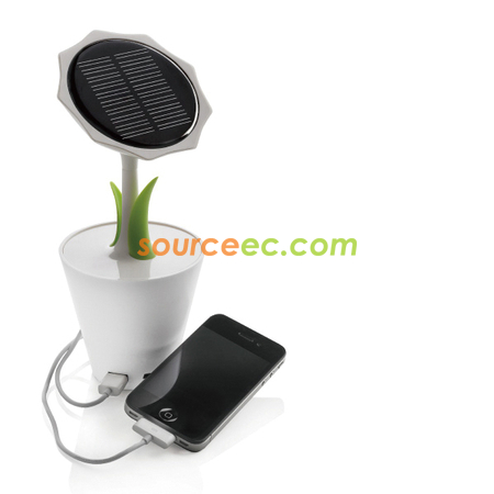 客製化Sunflower 太陽能花朵充電器禮品