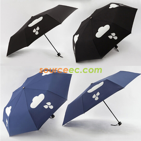 客製化雨水變色三折傘禮品