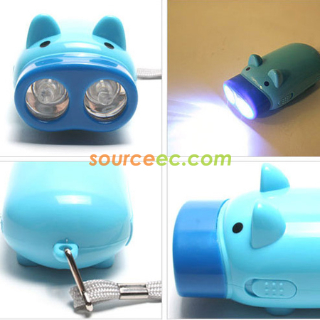 客製化環保豬仔電筒禮品