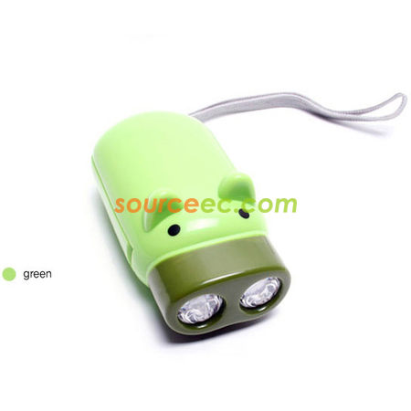 客製化環保豬仔電筒禮品