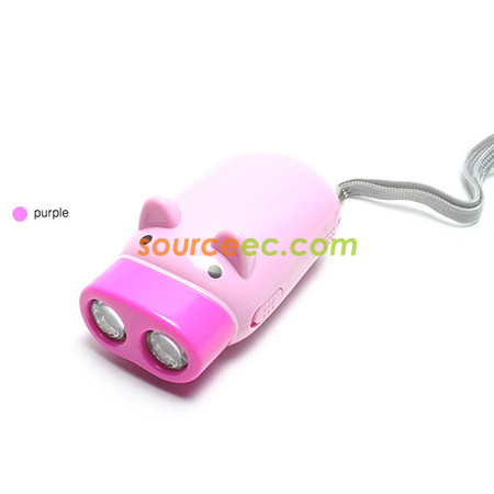 客製化環保豬仔電筒禮品