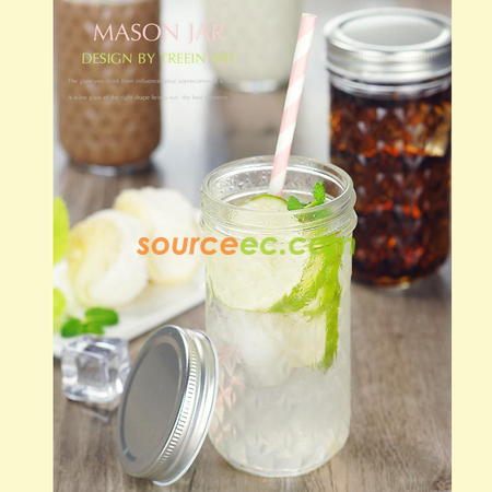 客製化350ML菱形玻璃杯禮品