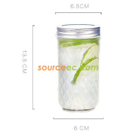 客製化350ML菱形玻璃杯禮品