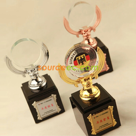 客製化金屬水晶座禮品