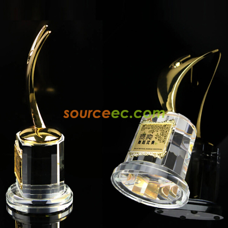 客製化金屬水晶座禮品