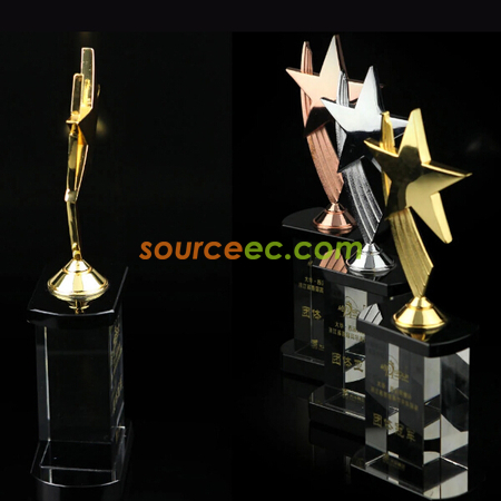 客製化金屬水晶座禮品