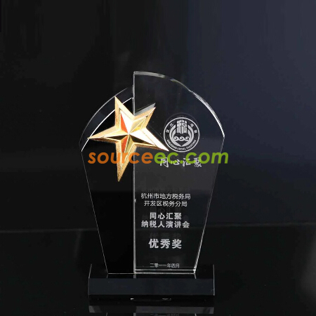 客製化金屬水晶座禮品
