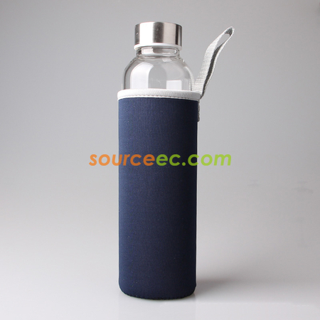 客製化360ML隔熱便攜玻璃瓶禮品