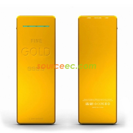客製化金磚移動電源禮品