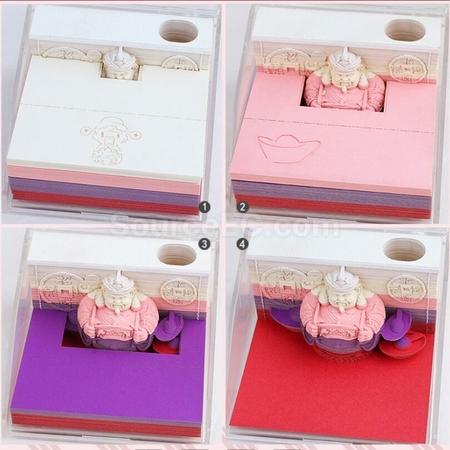 客製化3D財神Memo紙禮品