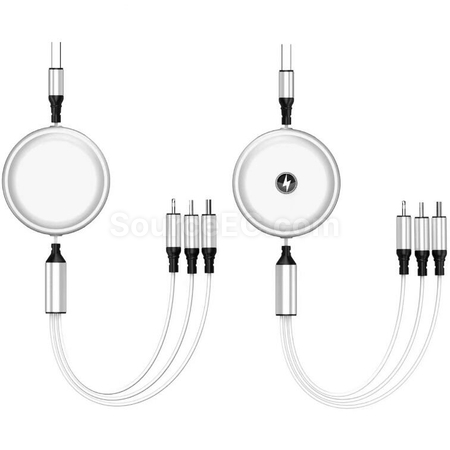 客製化一拖三充電線禮品