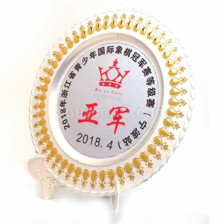 客製化雙色銀碟禮品