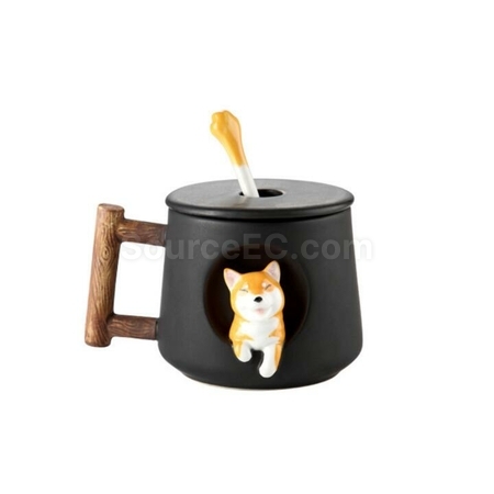 客製化創意陶瓷萌狗狗馬克杯禮品