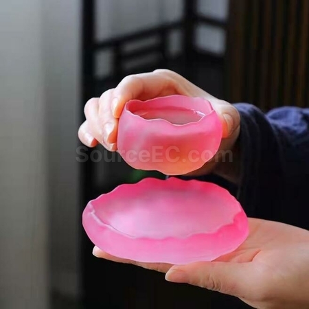 客製化磨砂琉璃初雪茶杯禮品