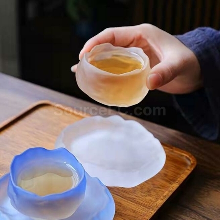 客製化磨砂琉璃初雪茶杯禮品