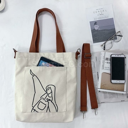客製化大容量兩用帆布包禮品
