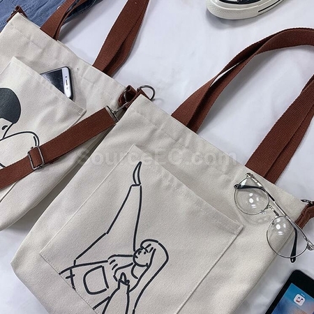 客製化大容量兩用帆布包禮品