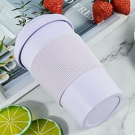 客製化PLA環保帶蓋420ML咖啡杯禮品