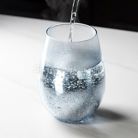 客製化漸變星空蛋型玻璃杯禮品