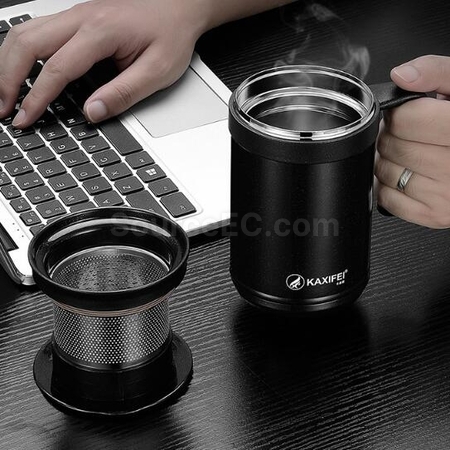 客製化帶茶隔保溫杯禮品
