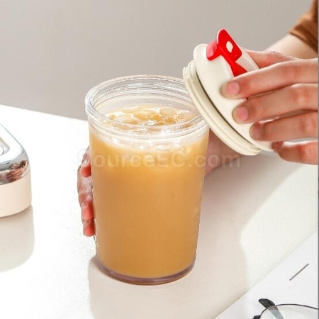 客製化430ML塑料咖啡杯禮品