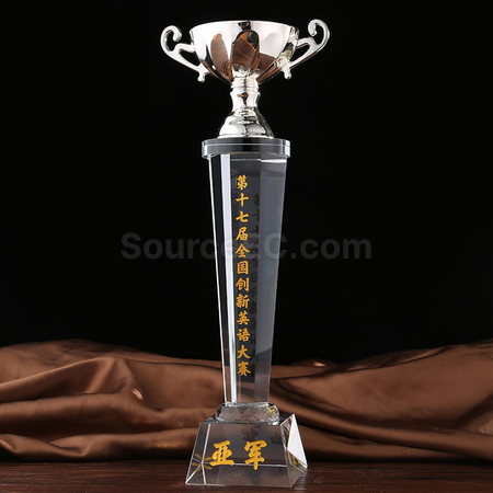 客製化水晶金屬獎盃禮品