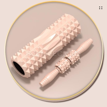 客製化瑜伽空心浮點健身滾輪禮品