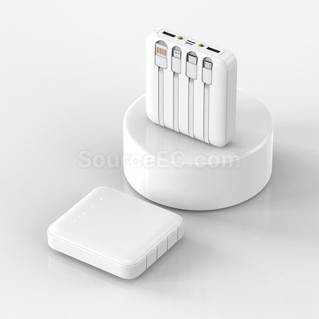 客製化帶線移動電源禮品
