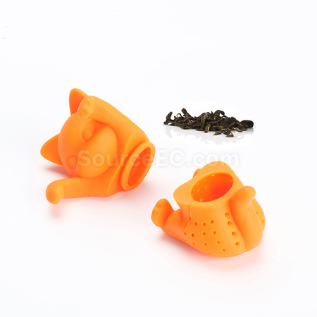 客製化貓咪矽膠泡茶器禮品