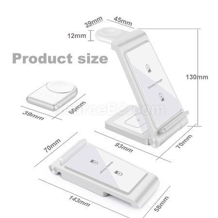 客製化三合一無線充電支架禮品