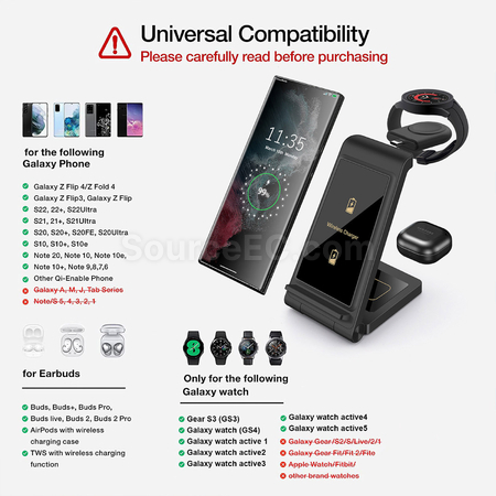 客製化三合一無線充電支架禮品