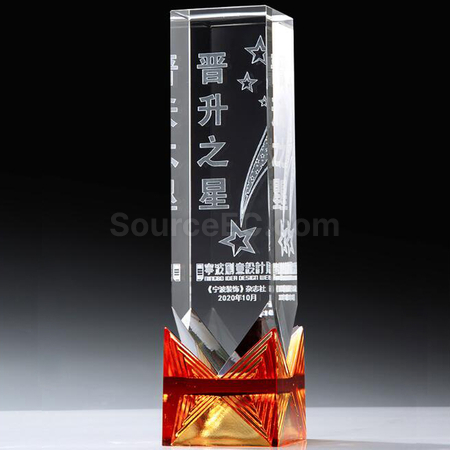 客製化水晶獎座禮品