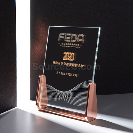 客製化皇冠水晶獎座禮品