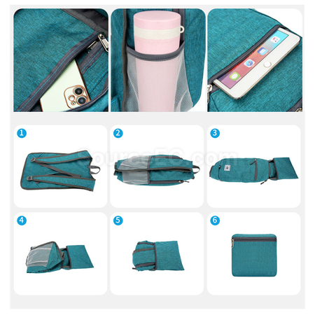 客製化可摺疊休閒帆布背囊禮品