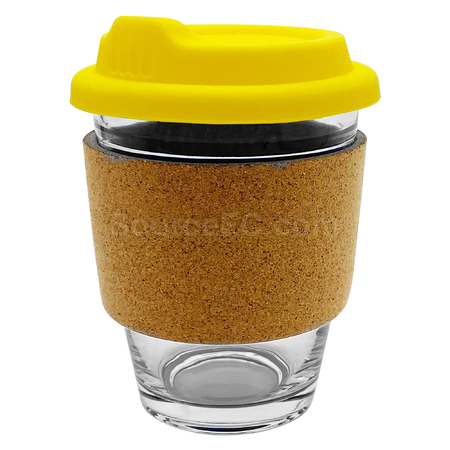 客製化玻璃咖啡杯 - 軟木帶禮品