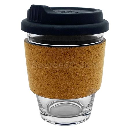 客製化玻璃咖啡杯 - 軟木帶禮品