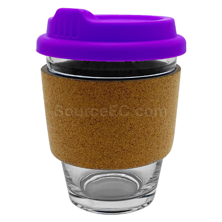 客製化玻璃咖啡杯 - 軟木帶禮品