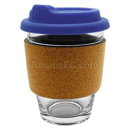 客製化玻璃咖啡杯 - 軟木帶禮品