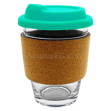客製化玻璃咖啡杯 - 軟木帶禮品