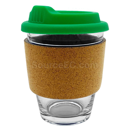 客製化玻璃咖啡杯 - 軟木帶禮品
