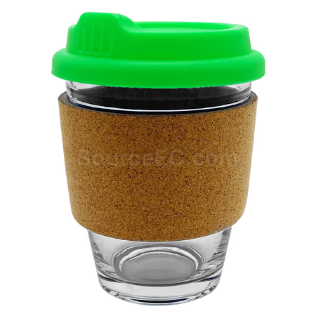 客製化玻璃咖啡杯 - 軟木帶禮品