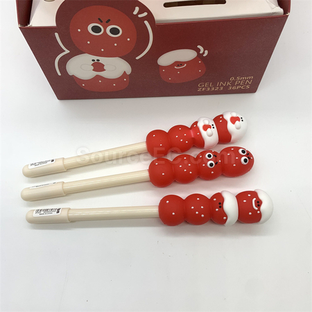 客製化冰糖葫蘆按壓中性筆禮品