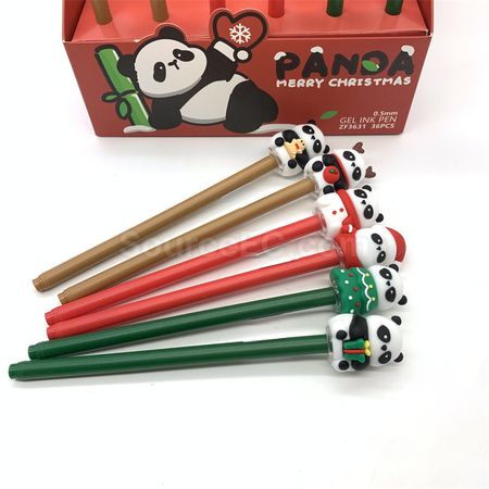 客製化可愛聖誕按壓中性筆禮品