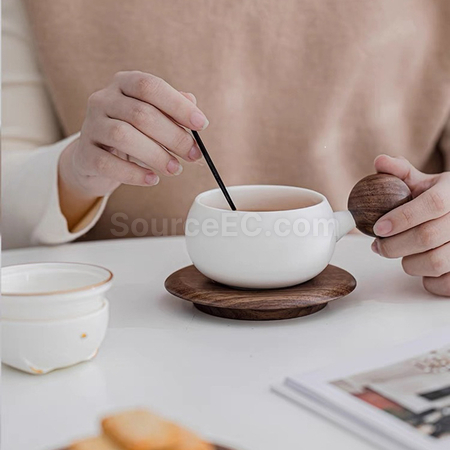 客製化招財貓陶瓷杯禮品