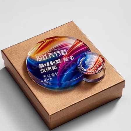 客製化璀璨水晶獎座禮品